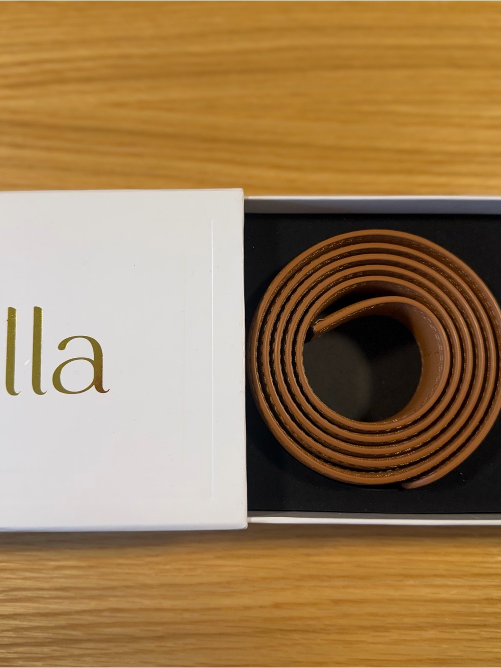 Bella Belt Brown Leather Woman’s Belt - Classic Roll